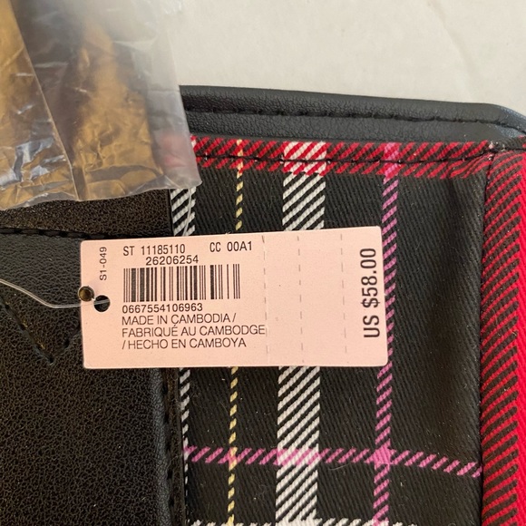 Victoria’s Secret Tote Bag Red Black New - Picture 13 of 16